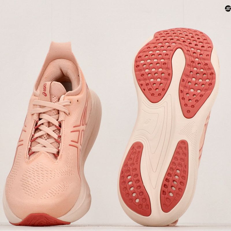 ASICS Gel-Nimbus 25, pantofi de alergare pentru femei, culoarea caisei palide/grena deschis 18