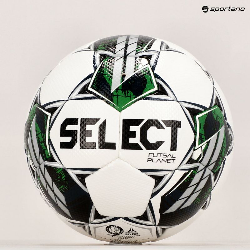 SELECT Futsal Planet V22 Fifa fotbal alb și verde 310013 5