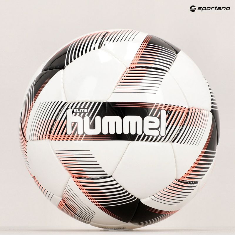 Hummel Elite FB fotbal alb-negru/roșu/roșu mărimea 5