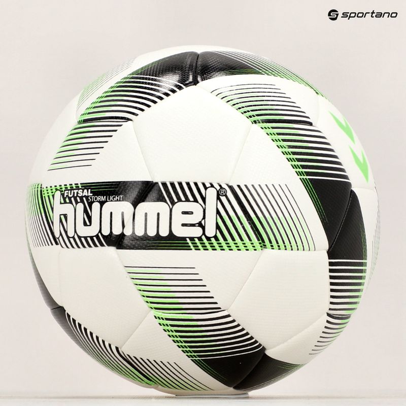 Hummel Storm Light FB de fotbal alb-negru/negru/verde mărimea 4