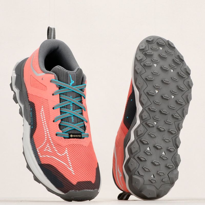 Pantofi de alergare pentru femei Mizuno Wave Ibuki 4 GTX lantana/quiet shade/buebird 18