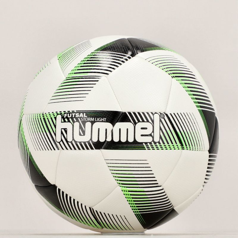Hummel Storm Light FB fotbal alb-negru/verde mărimea 3