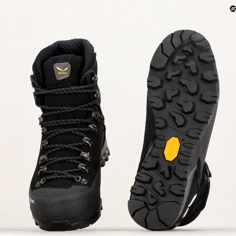 Salewa Ortles Ortles Ascent Mid GTX M bărbați cizme de trekking negru 61408 13