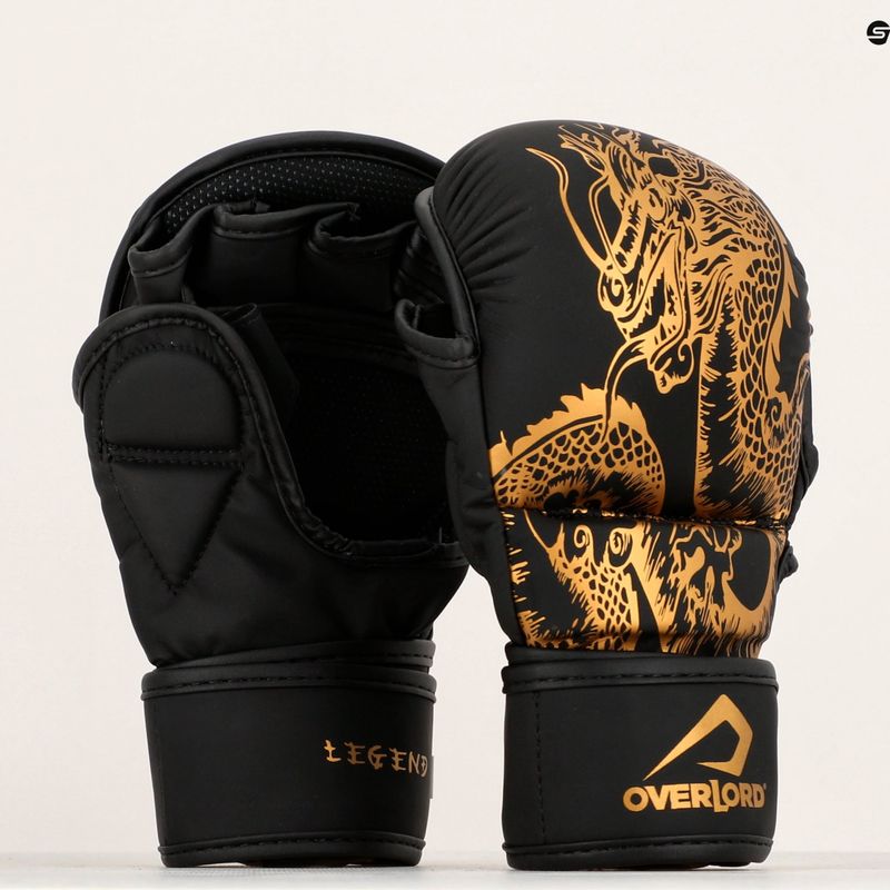 Overlord Legend MMA mănuși MMA negru/aur 101004-BK_GO 6