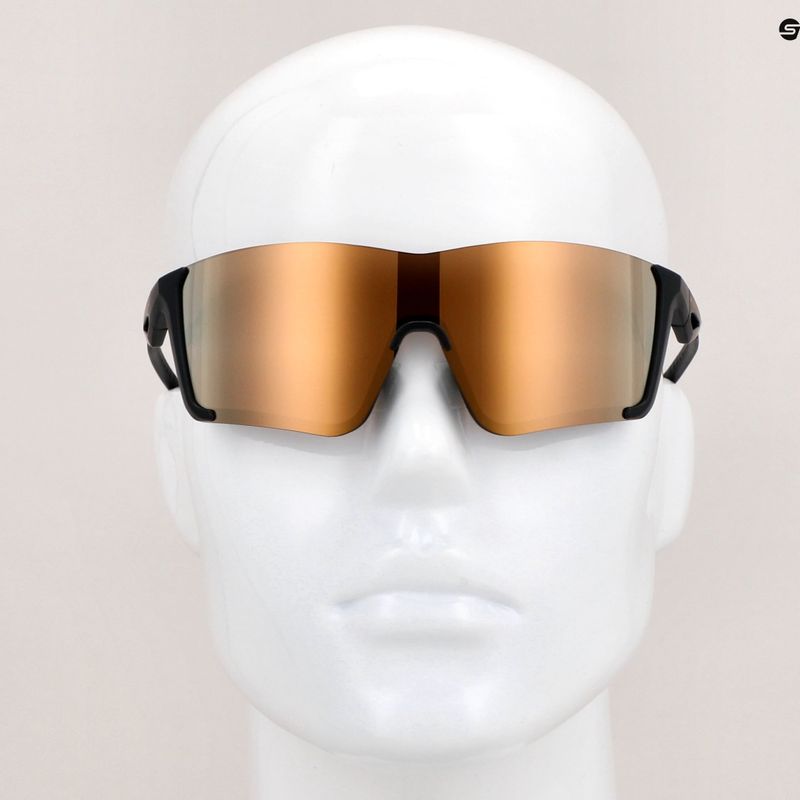 Ochelari de ciclism Red Bull Spect Backra negru mat/fumuriu cu oglindă aurie 9