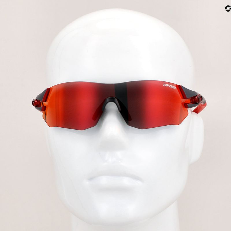 Ochelari de ciclism Tifosi Tsali Clarion gunmetal red/clarion red/ac red/clear red/clear 8