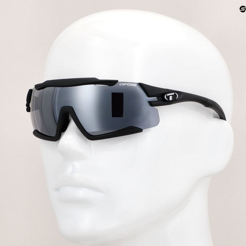 Ochelari de ciclism Tifosi Aethon 3 negru mat/frumos/roșu/roșu/negru transparent 7