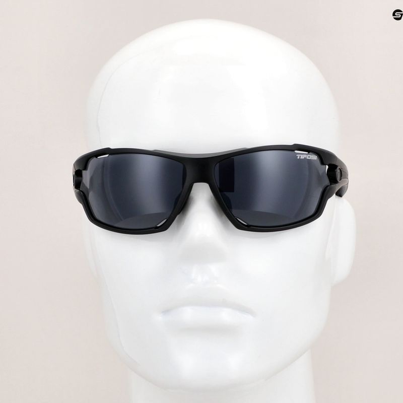 Ochelari de ciclism Tifosi Amok negru mat/negru/frumos/roșu/roșu transparent 7