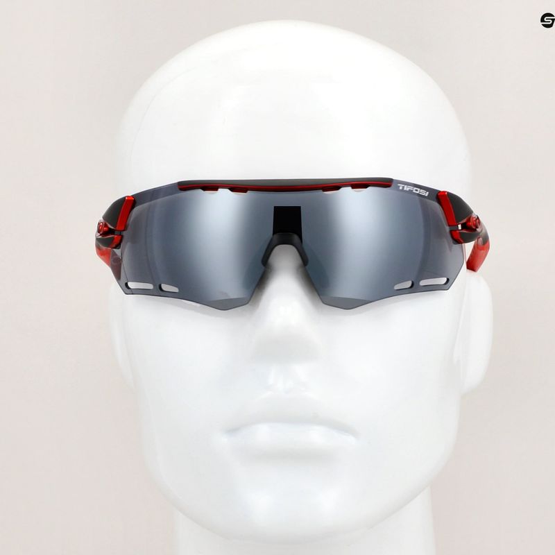 Ochelari de ciclism Tifosi Alliant 3 negru roșu/frumos/roșu/roșu transparent 7