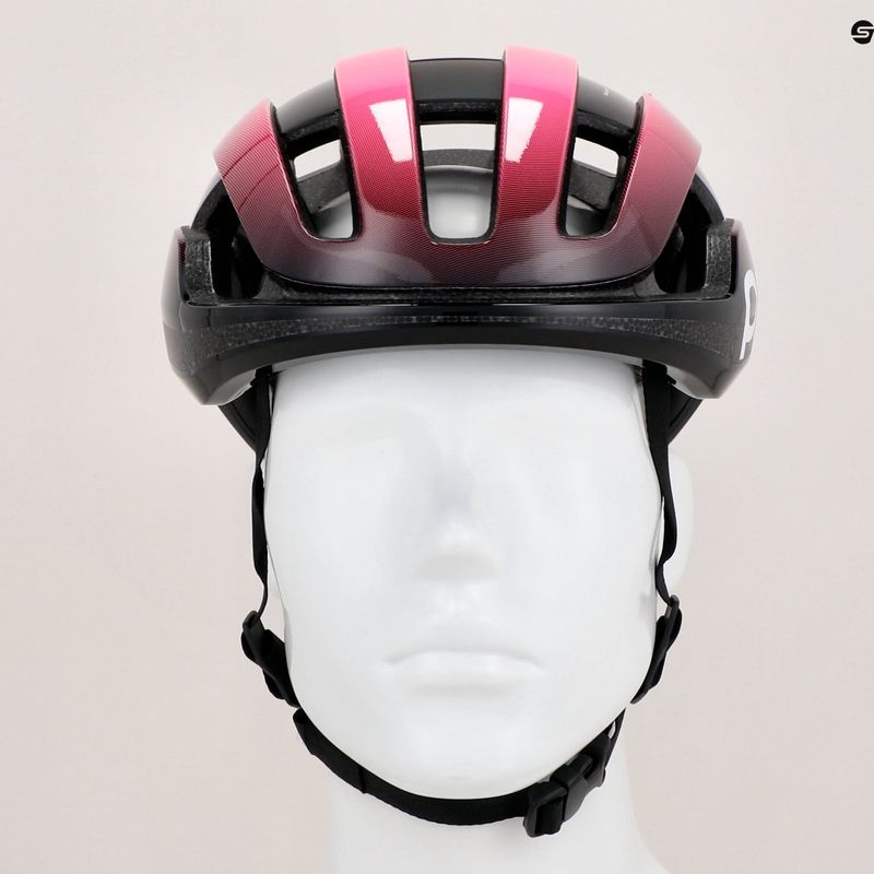 Cască de bicicletă POC Omne Lite fluorescent pink/uranium black 9