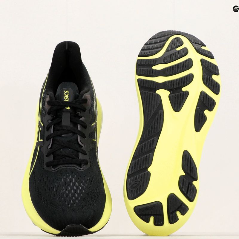 ASICS GT-2000 12 negru / galben luminos pantofi de alergare pentru bărbați 14