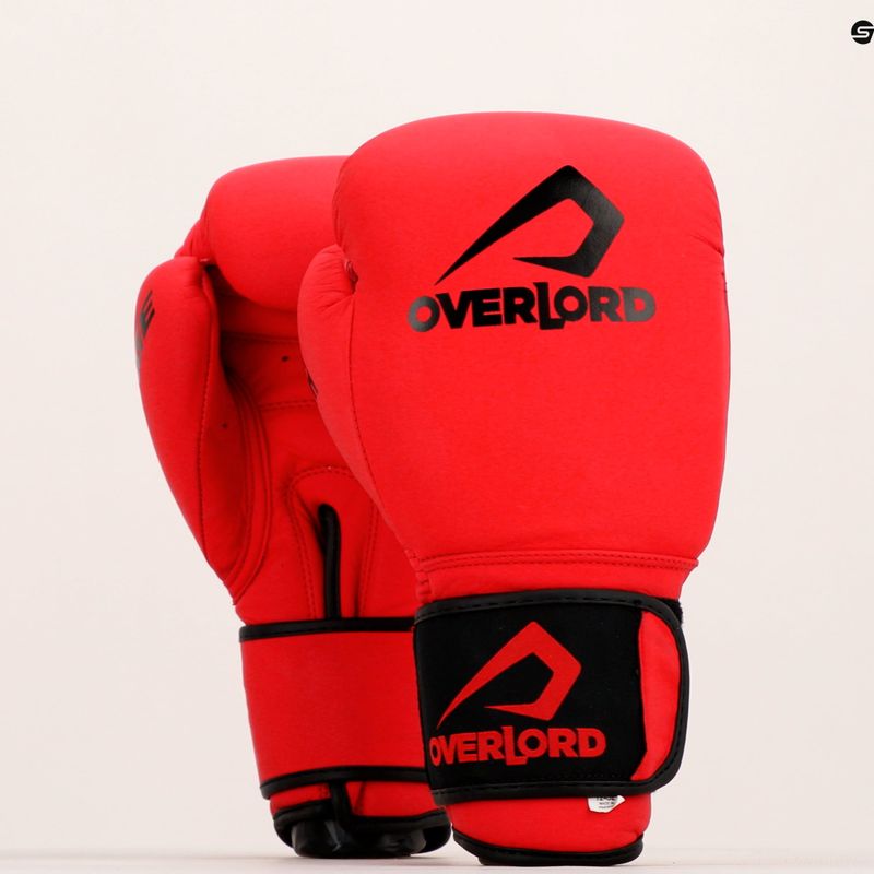 Mănuși de box Overlord Rage roșu 100004-R/10OZ 8