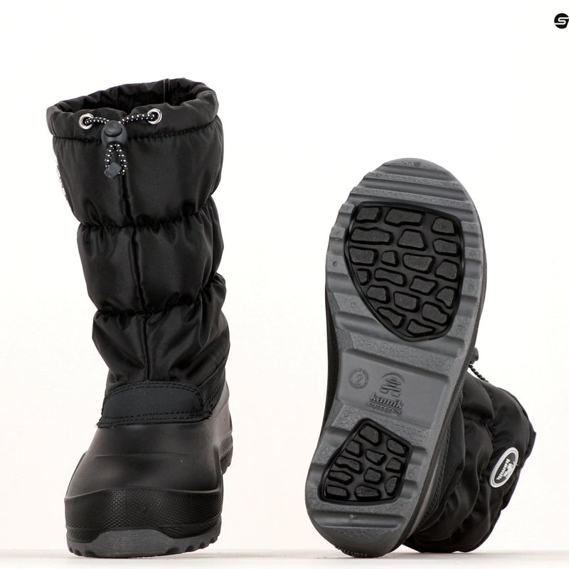 Bocanci de trekking pentru băieți Kamik Snowcozy negru 14