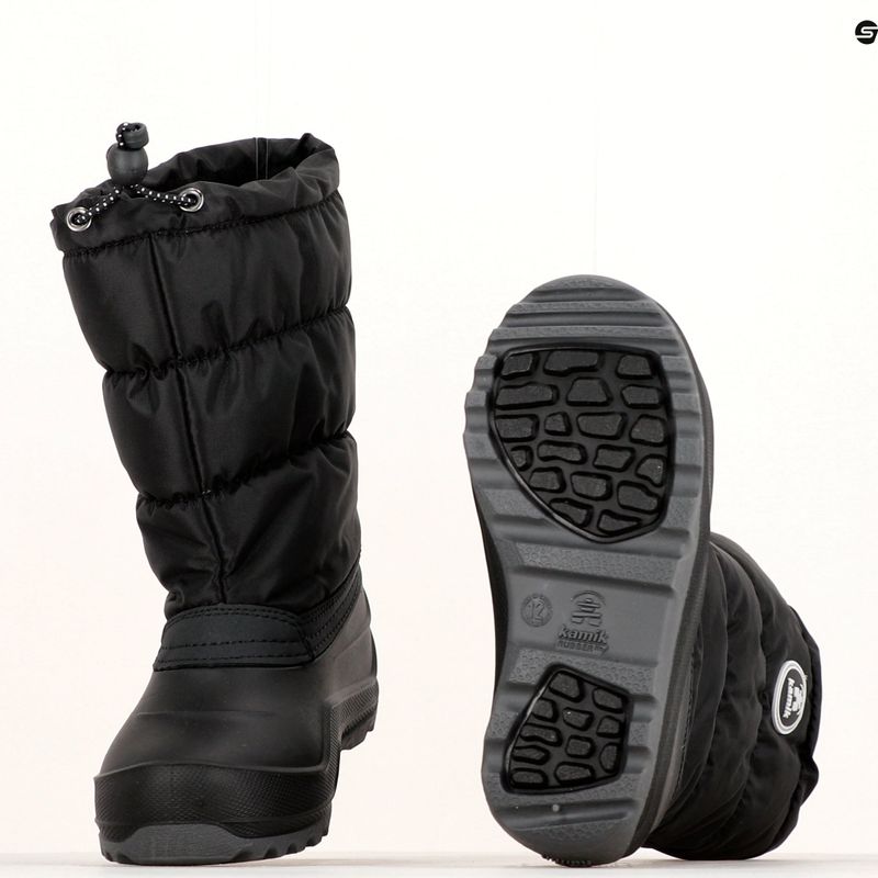 Cizme de trekking pentru copii Kamik Snowcozy negru 14