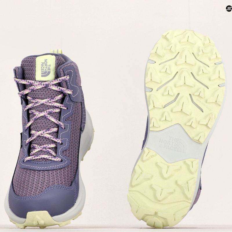 The North Face Fastpack Hiker Mid Wp ardelean lunar/lupine cizme de trekking pentru copii 18