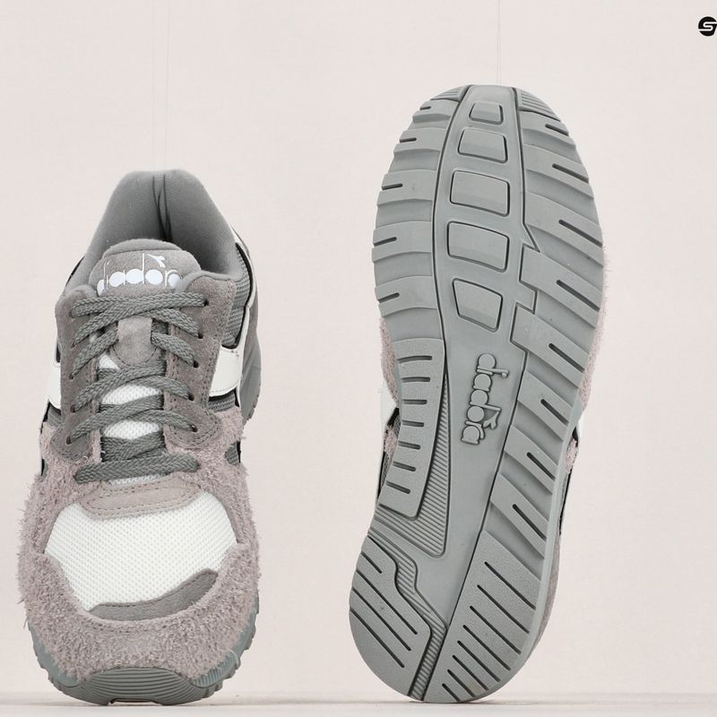 Diadora N902 Hairy Suede melange pantofi gri melange 18