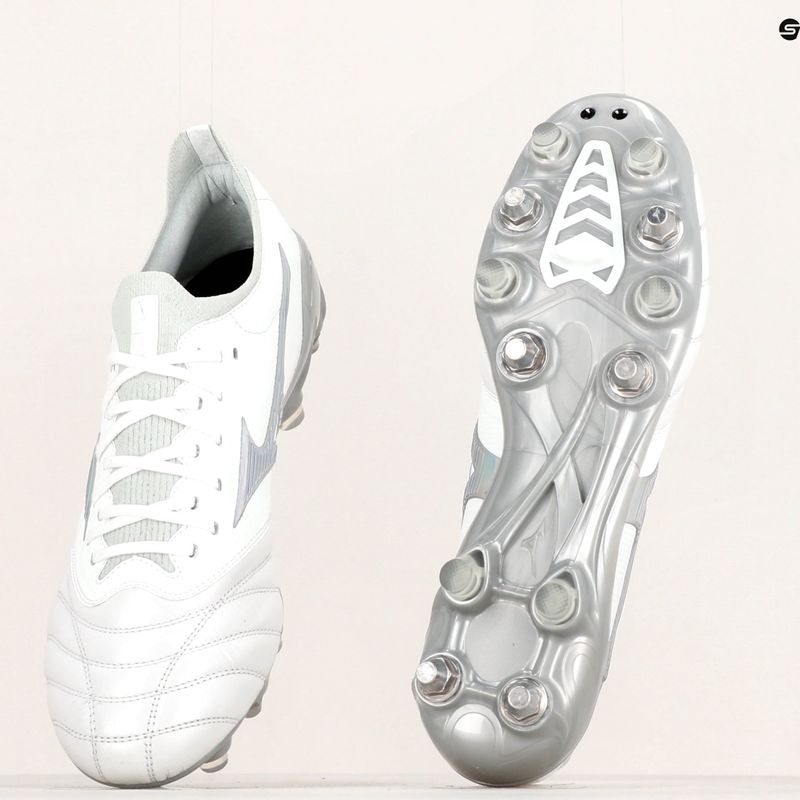 Mizuno Morelia Morelia Neo III Beta JMP ghete de fotbal alb/hologramă/cool gray 3c 12