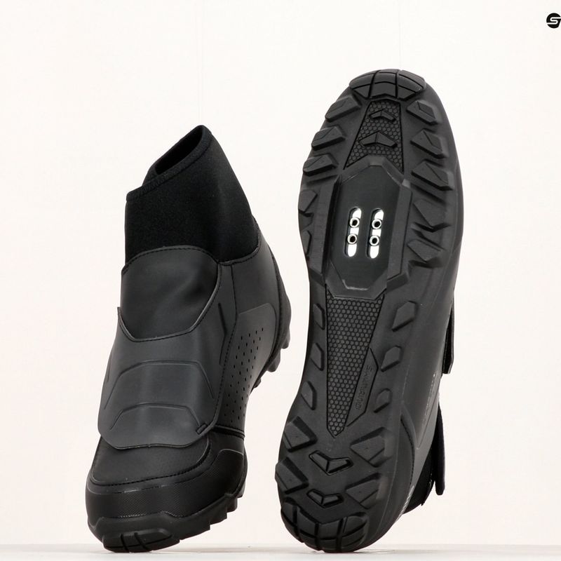 Pantofi de ciclism MTB pentru bărbați Shimano MW 501 negru ESHMW501MCL01S38000 12