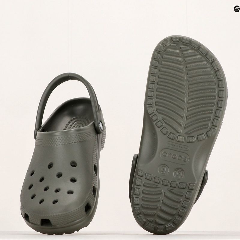 Șlapi de bărbați Crocs Classic dusty olive pentru bărbați 13