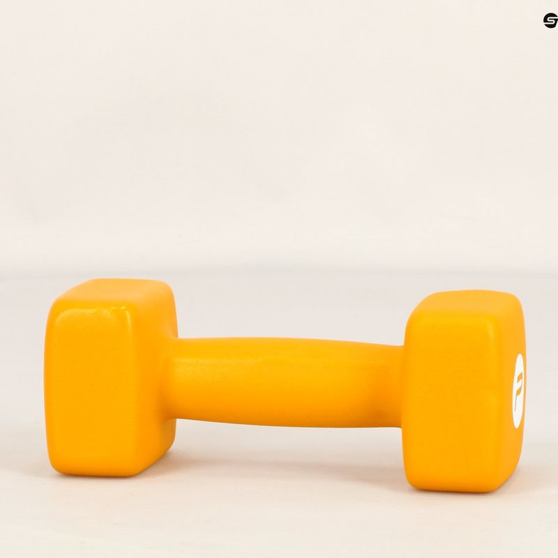 Halteră din neopren Pure2Improve 5 kg galben P2I201430 6