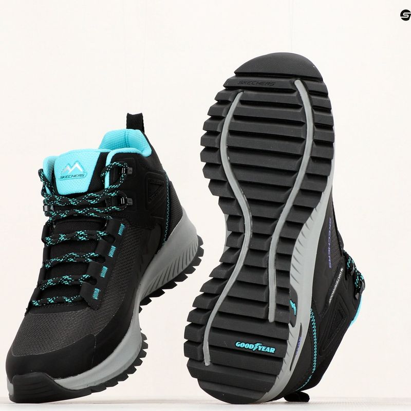 Pantofi de trekking pentru femei SKECHERS Arch Fit Discover Elevation Gain negru/albastru 10