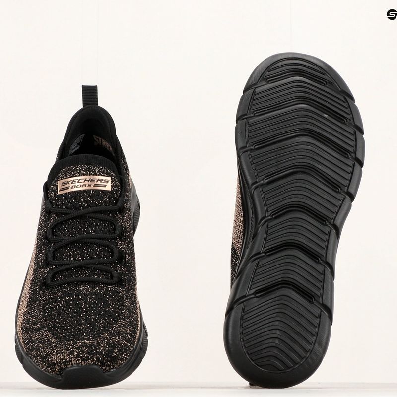 Femeile SKECHERS Bobs B Flex Fall Sparks negru / aur adidași de sport 14
