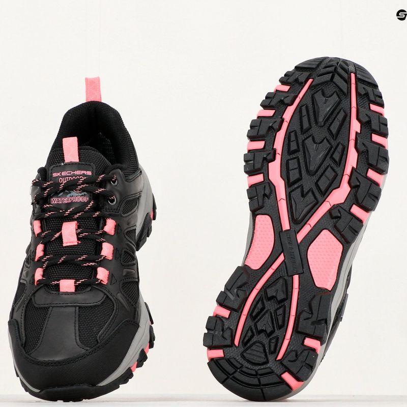 Cizme de trekking pentru femei SKECHERS Selmen West Highland negru/ cărbune 8