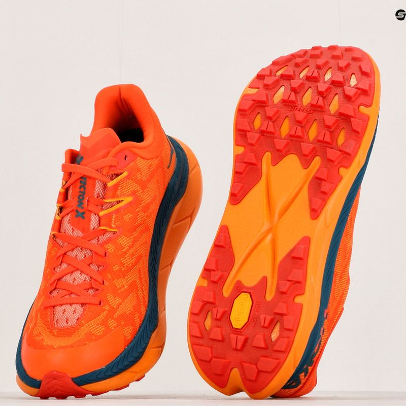 Pantofi de alergare pentru bărbați HOKA Tecton X persimmon orange/radiant yellow 11