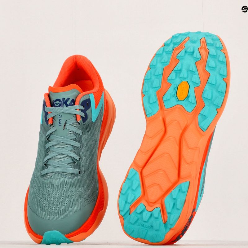 Pantofi de alergare pentru bărbați HOKA Zinal trellis/vibrant orange 10