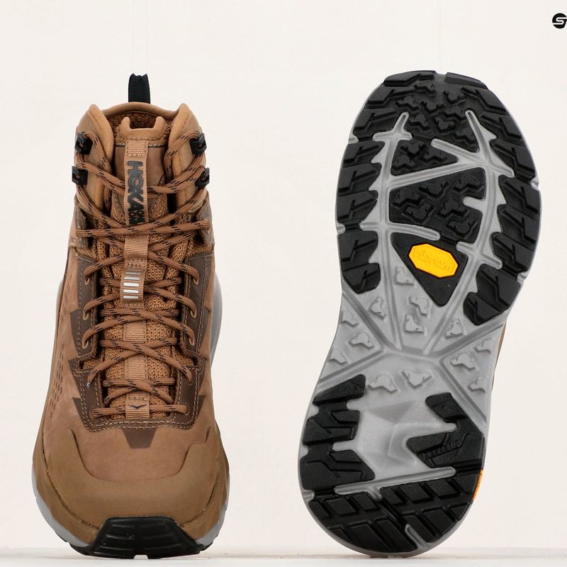 Cizme de trekking pentru femei HOKA Kaha GTX nutrie/negru 11