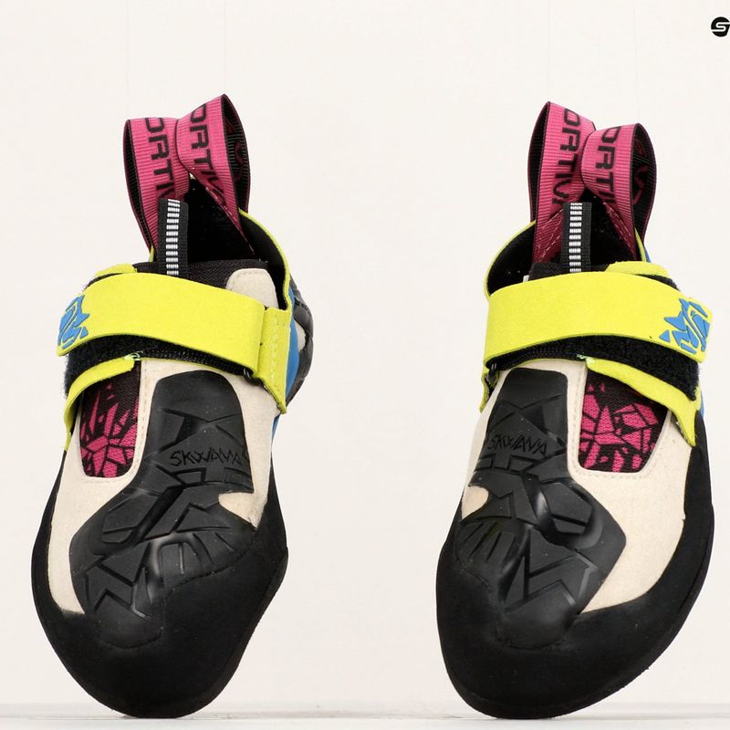 Pantof de alpinism pentru femei La Sportiva Skwama verde măr/albastru de cobalt 15