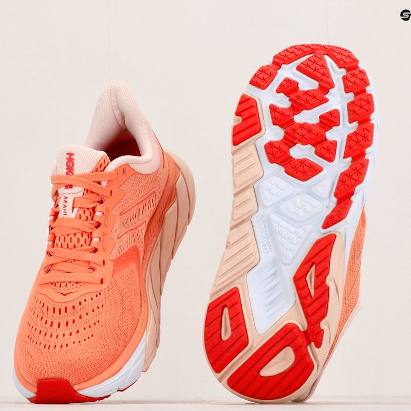 Pantofi de alergare pentru femei HOKA Arahi 5 cantalup/argintiu bujor 11
