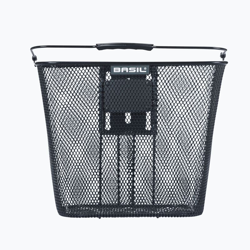 Coș față pentru bicicletă Basil Bilbao BE + Baseasy Stem Holder black 2