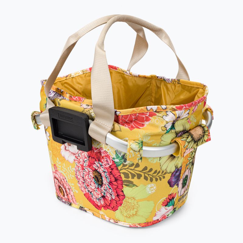 Geantă de bicicletă pentru ghidon Basil Bloom Field Carry All Basket galbenă B-11290