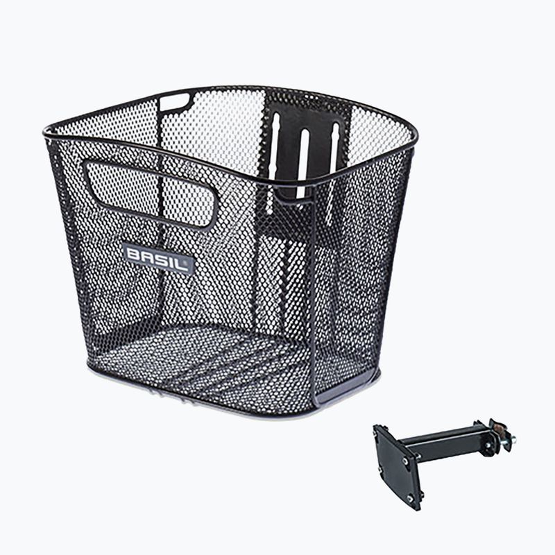 Coș de bicicletă față Basil Bold black