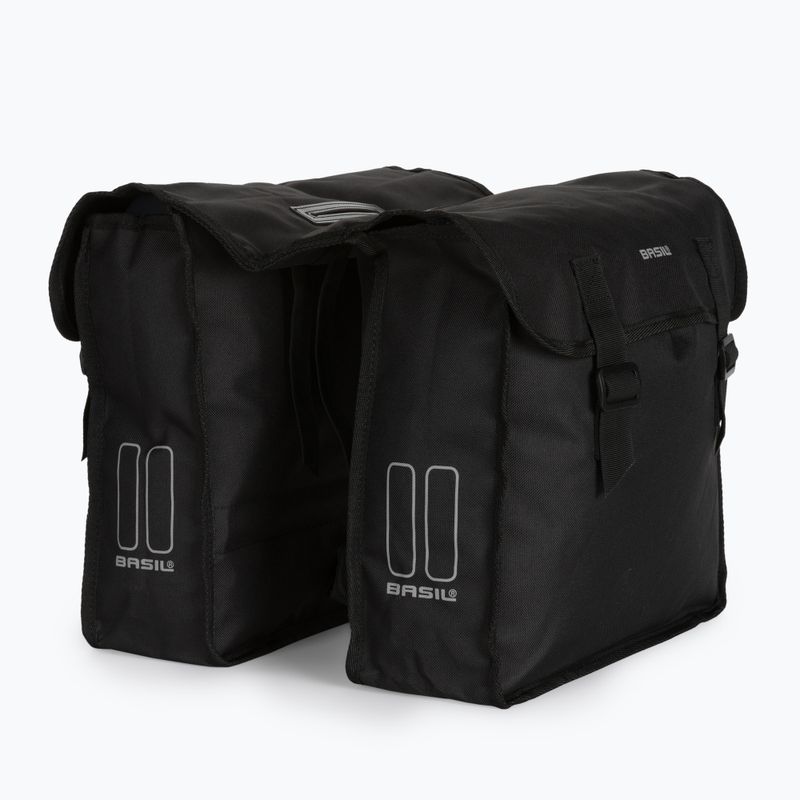 Geamantan dublu spate Basil Mara negru B-17022