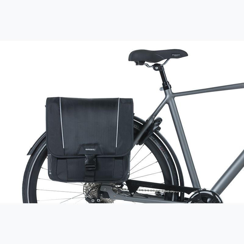 Geantă de bicicletă Basil Sport Design Double Bag 32 l black 6