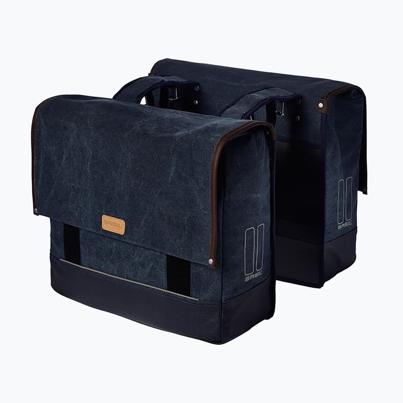 Geantă de bicicletă Basil Urban Fold Double Bag 40-55 l navy