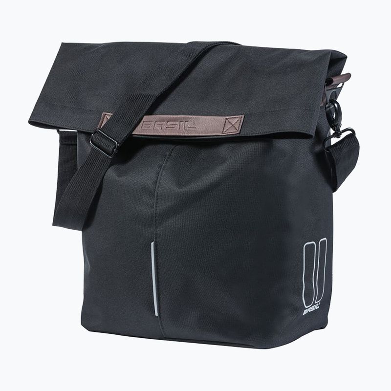 Geantă de bicicletă pentru portbagaj Basil Bloom City Shopper neagră B-17779 5