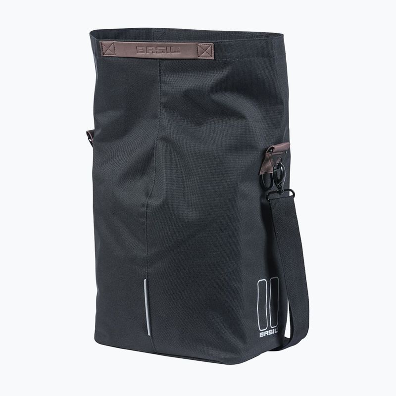 Geantă de bicicletă pentru portbagaj Basil Bloom City Shopper neagră B-17779 8