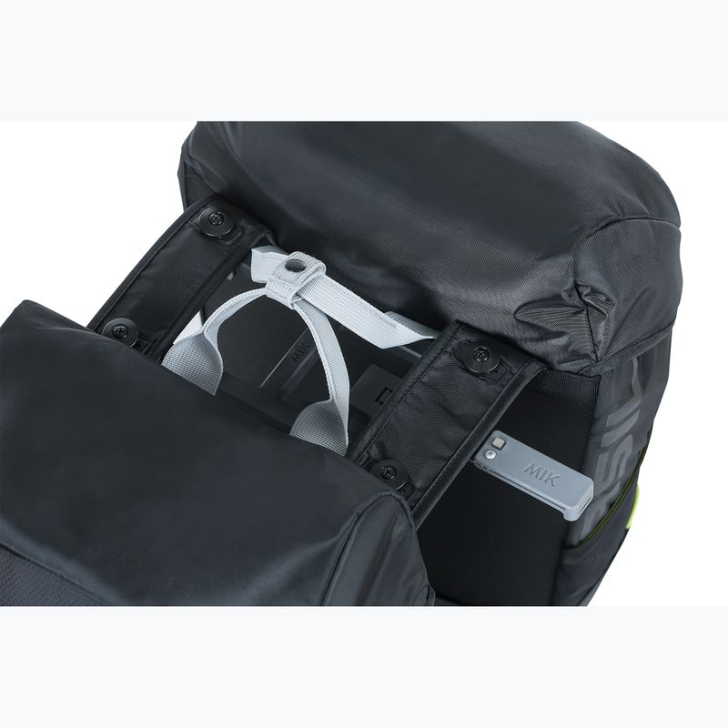Geantă de bicicletă Basil Miles Double Bag 32 l black/lime 3