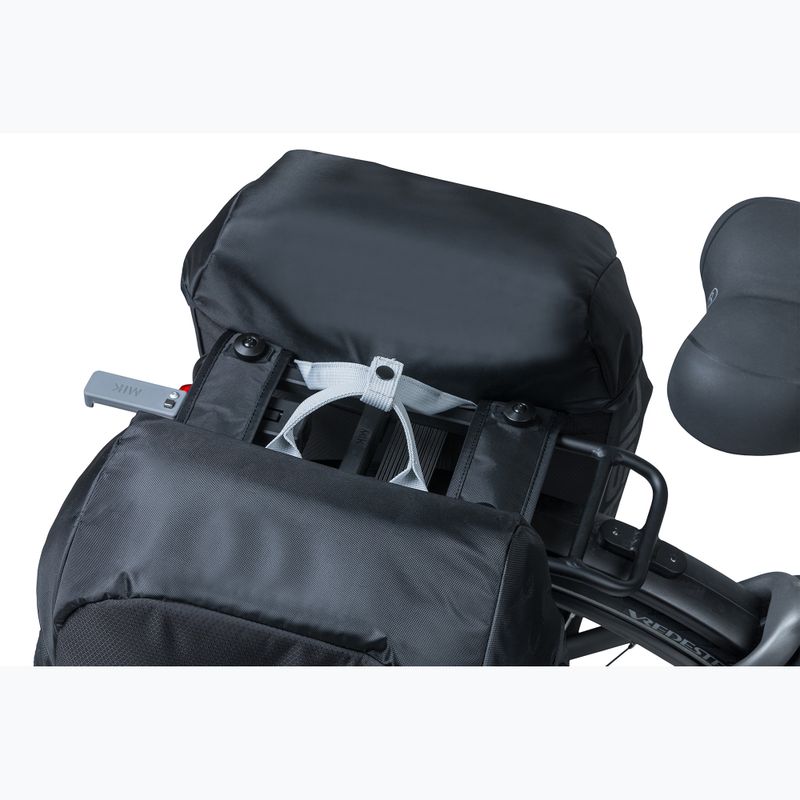 Geantă de bicicletă Basil Miles Double Bag 32 l black/lime 6