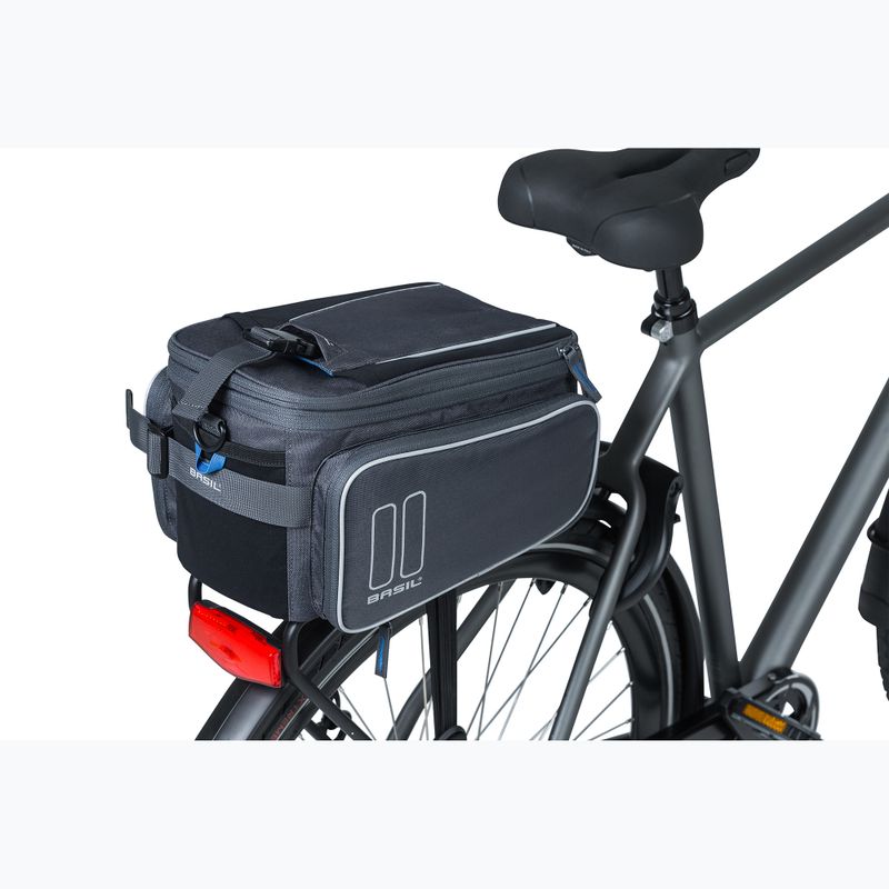 Geantă de bicicletă pentru portbagaj Basil Sport Design Trunkbag MIK 15 l graphite 8