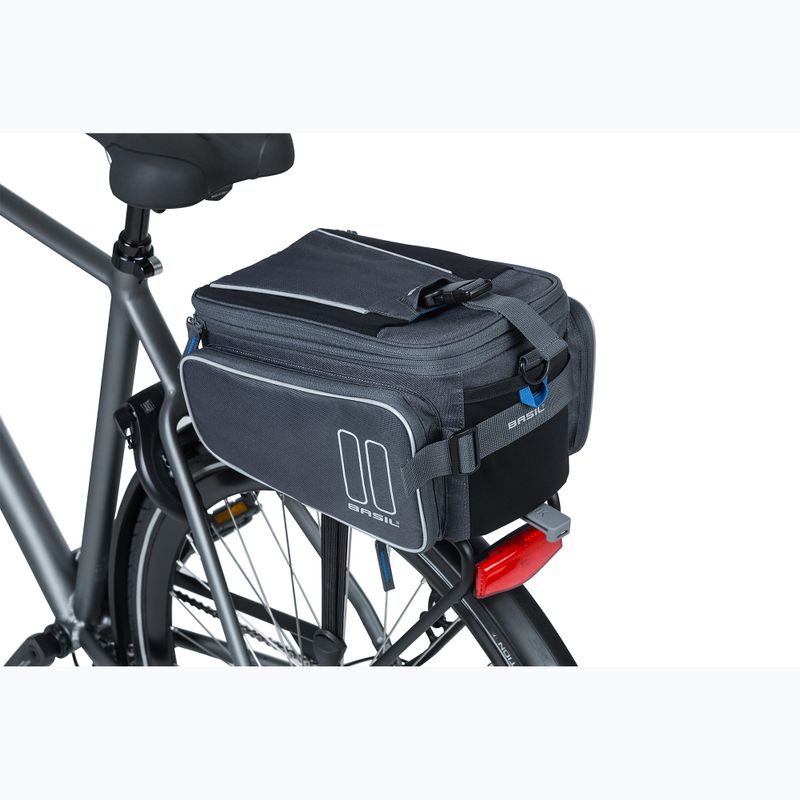 Geantă de bicicletă pentru portbagaj Basil Sport Design Trunkbag MIK 15 l graphite 9