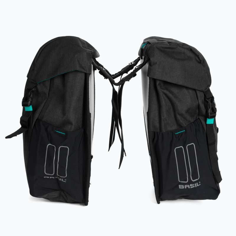 Basil Discovery 365D Double Bag dublu sac de biciclete panniers negru B-18042 4