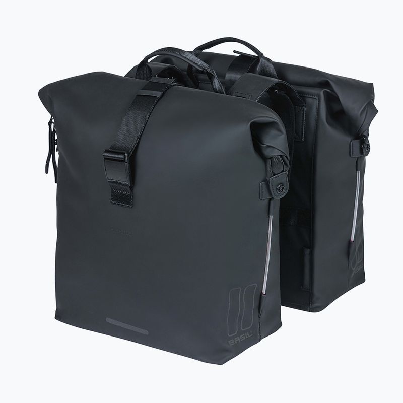 Geantă de bicicletă  Basil Soho Nordlicht Double Bag 41 l black 2