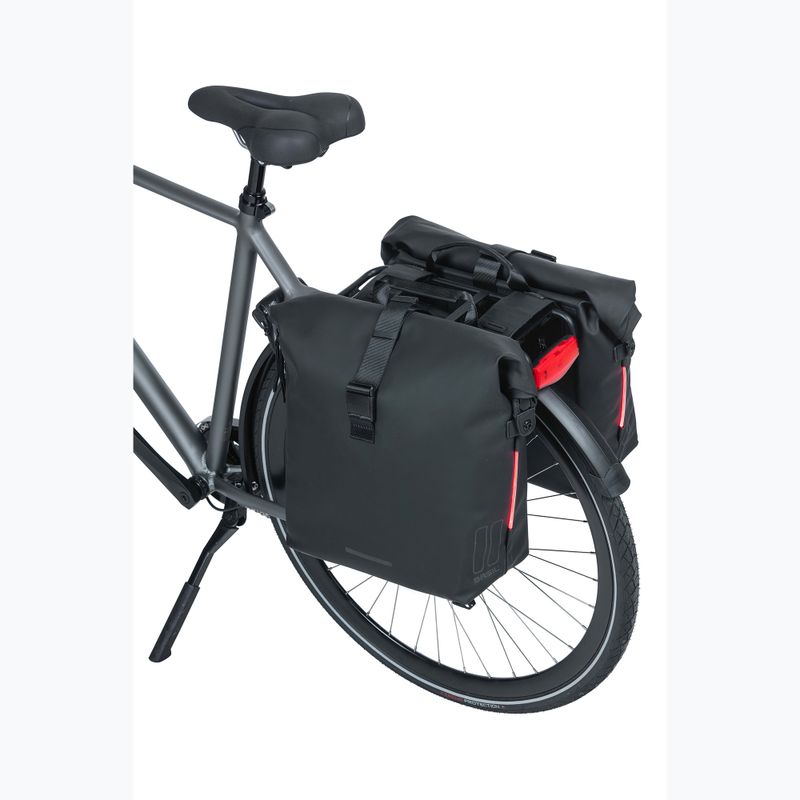 Geantă de bicicletă  Basil Soho Nordlicht Double Bag 41 l black 8