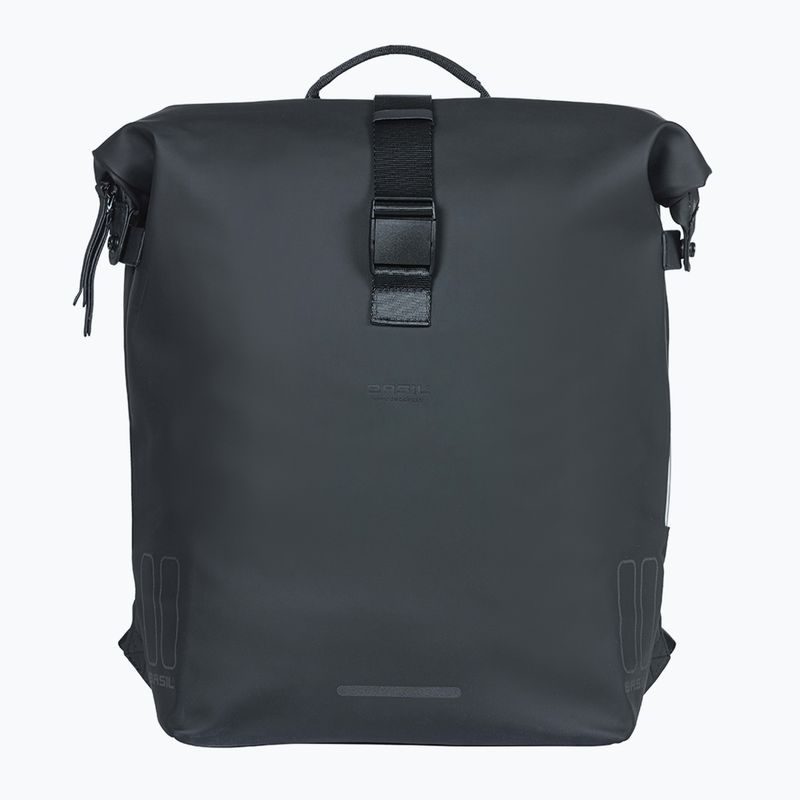 Rucsac pentru bicicletă de porbagaj Basil Soho Nordlicht 17 l black