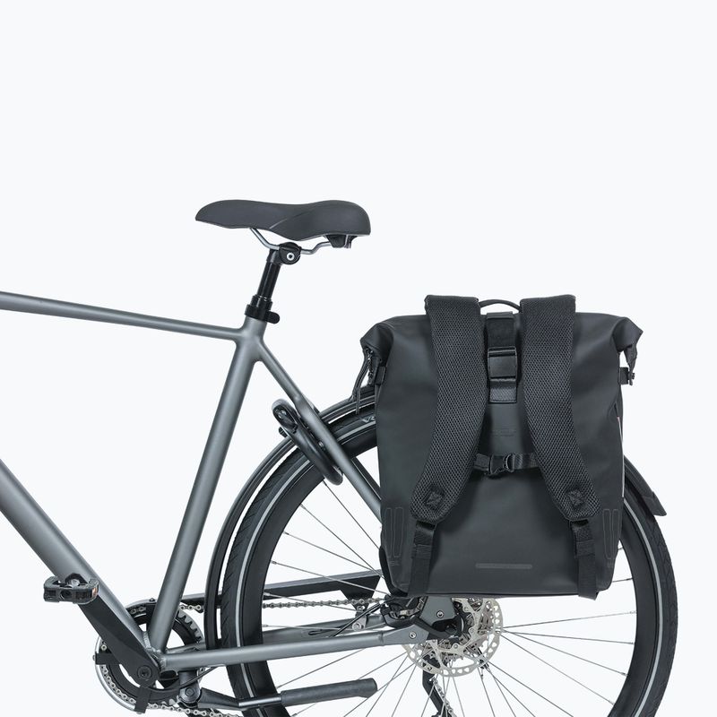 Rucsac pentru bicicletă de porbagaj Basil Soho Nordlicht 17 l black 10