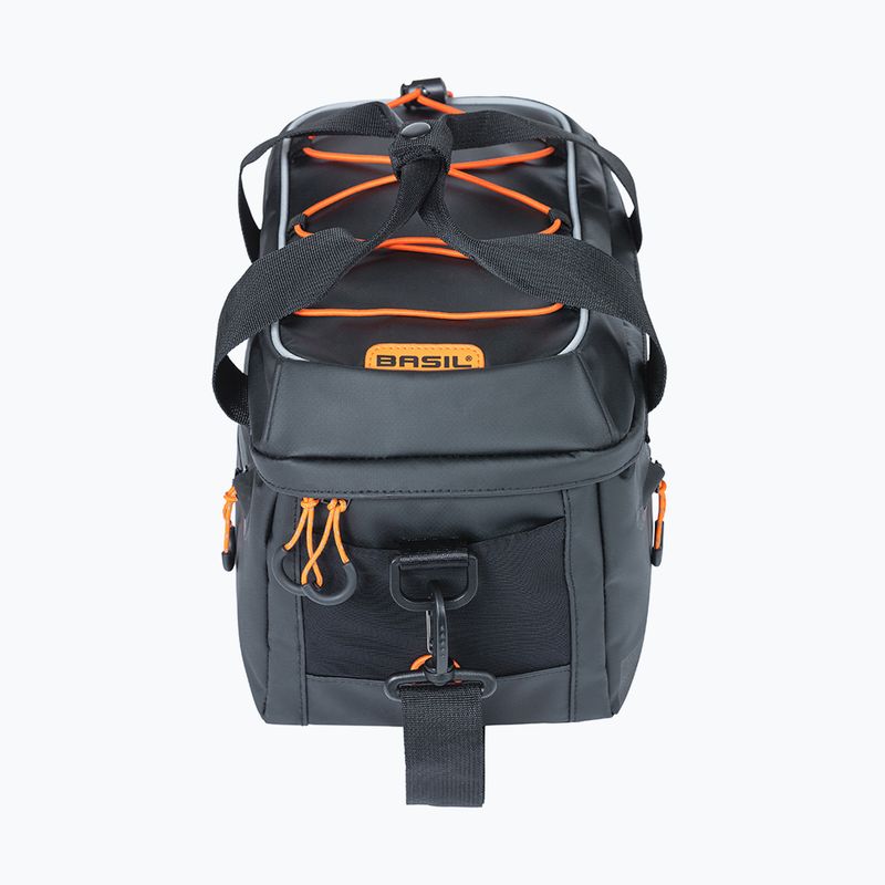 Geantă de bicicletă pentru portbagaj Basil Miles Tarpaulin MIK 7 l black/orange 4